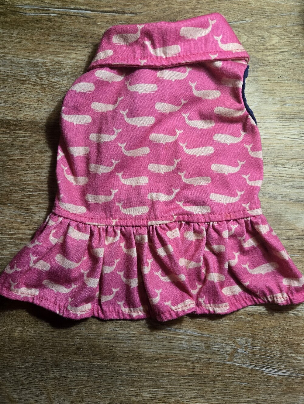 Pink Whale- Print Sundress Small Dog Breed